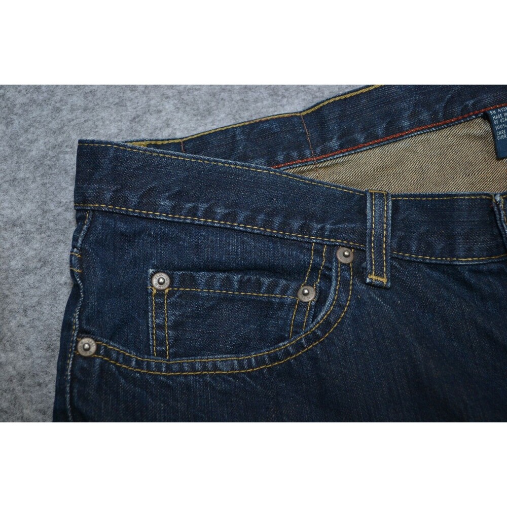 Polo Ralph Lauren Jeans Mens 35X32 Blue Authentic Straight Leg Denim - Picture 10 of 16